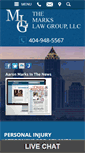 Mobile Screenshot of markslawgroup.com
